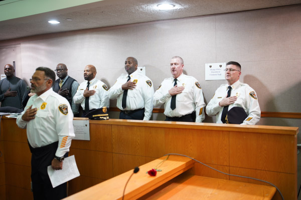 Pledge of Allegiance, Orange Police